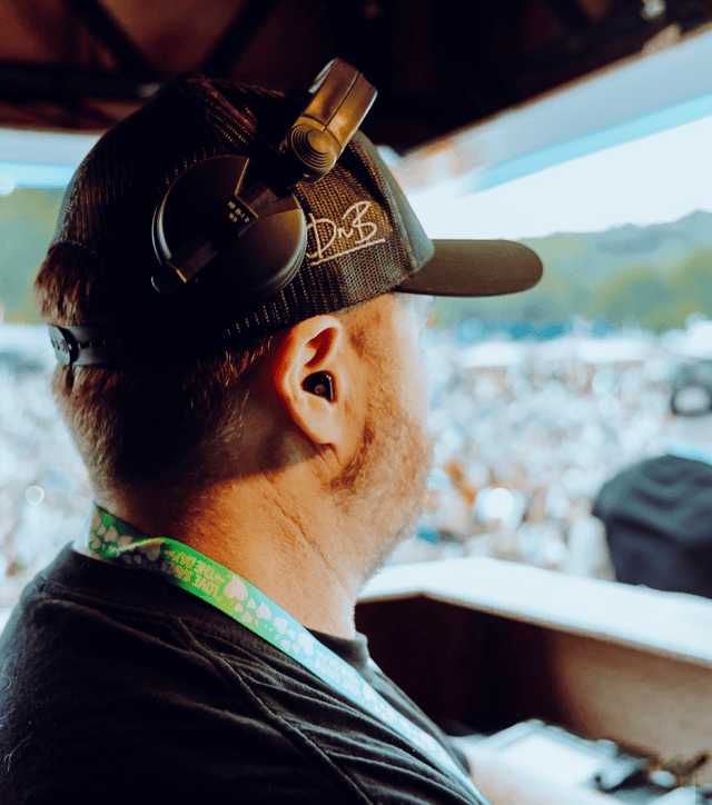 Professional with ACS in-ear monitors