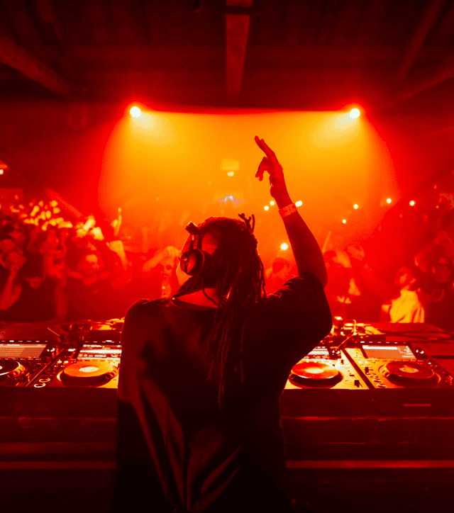 DJ performing
